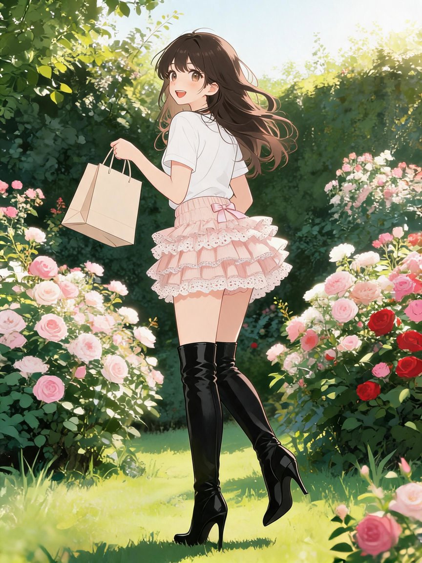 garden stroll but make it fashion