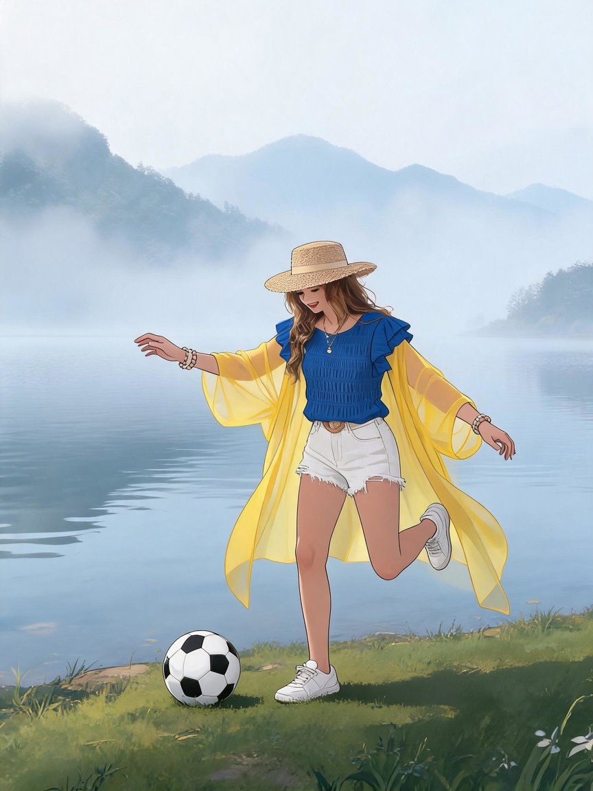 lake day + soccer energy