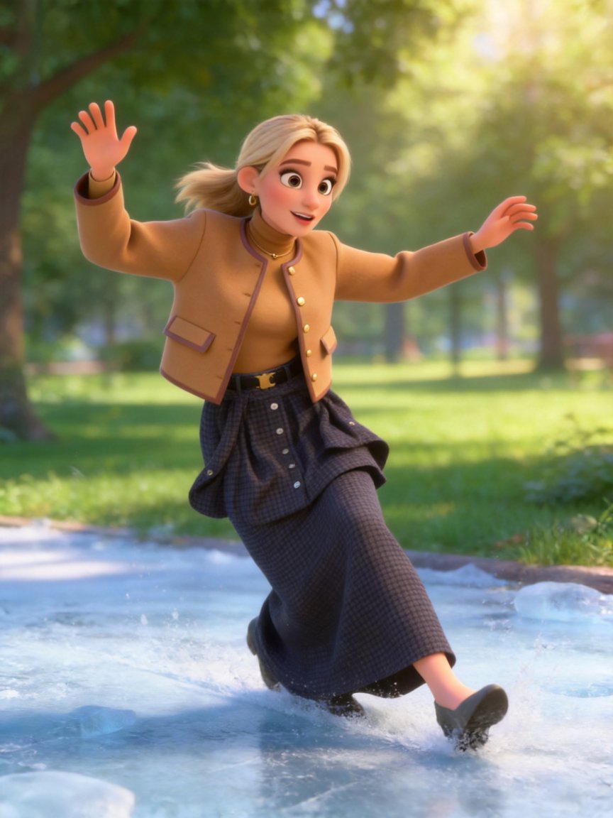 when your outfit says ‘polished’ but you say ‘puddle jump’