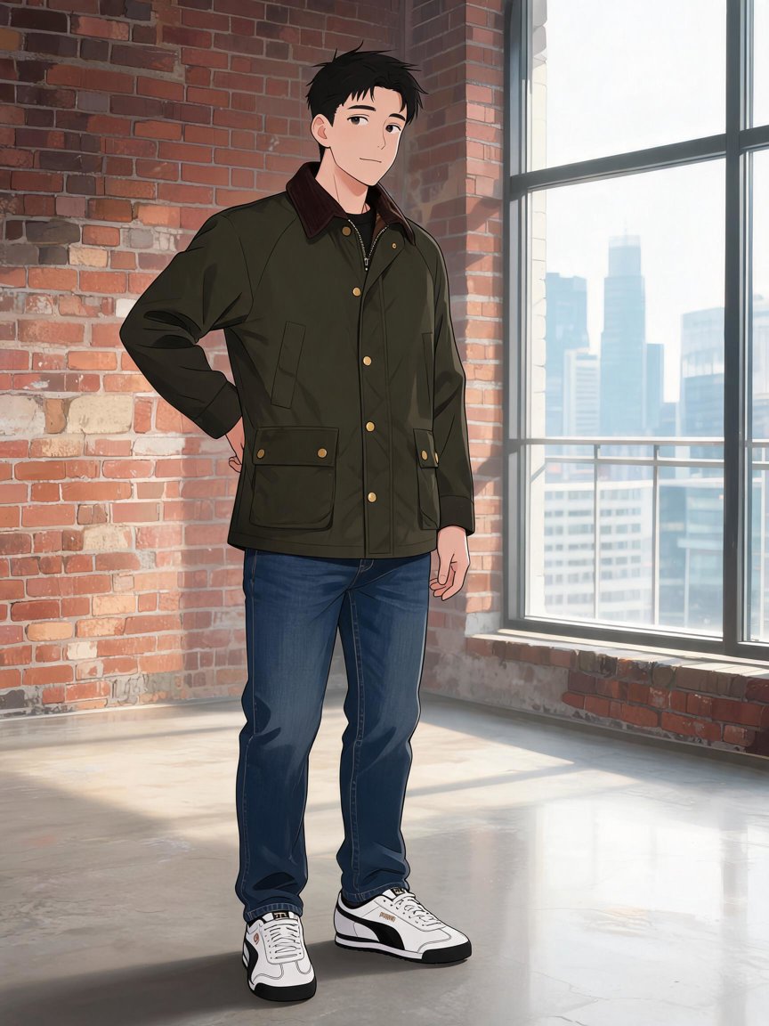 Olive jacket season is officially here