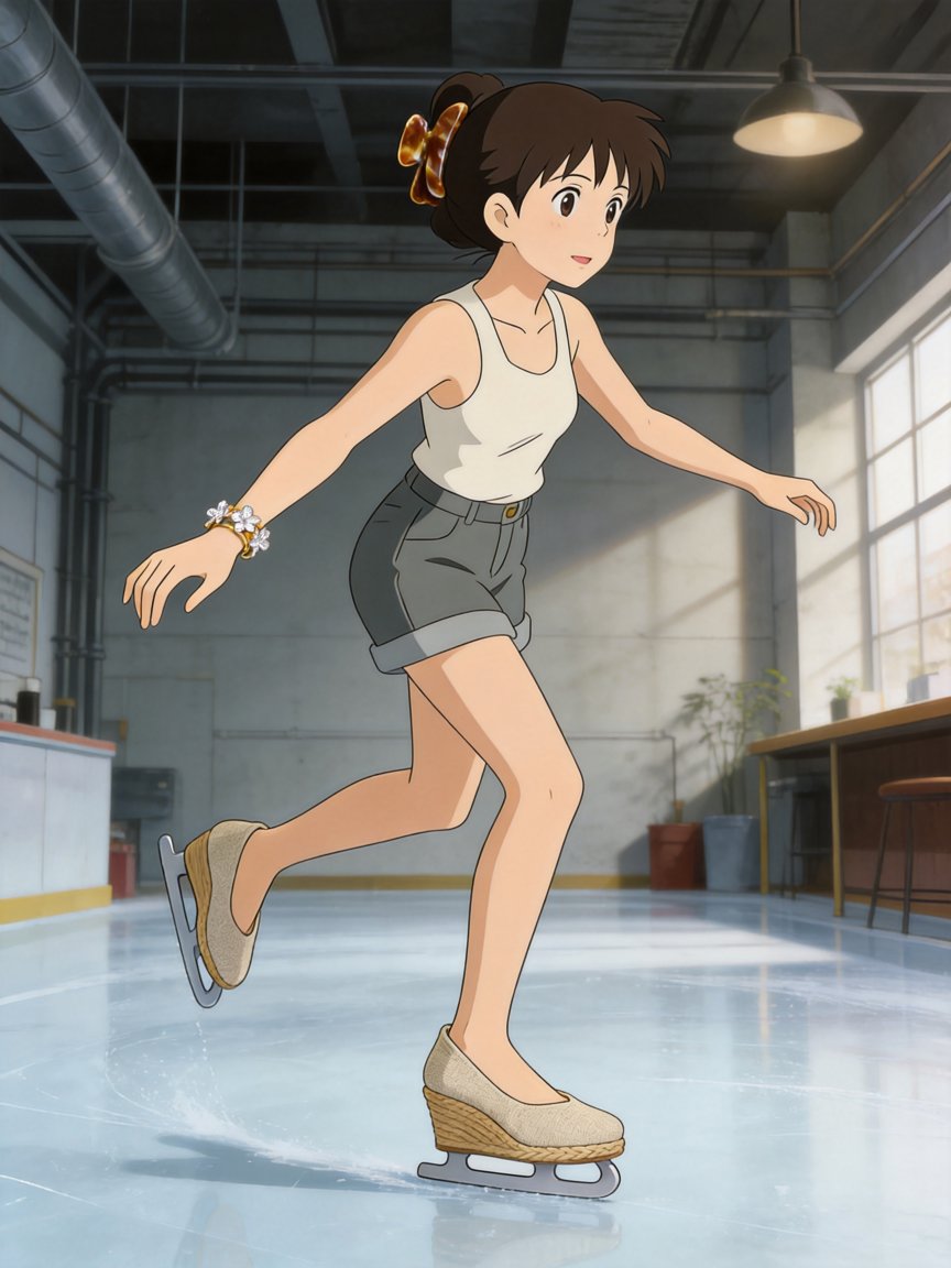 when your espadrilles double as ice skates