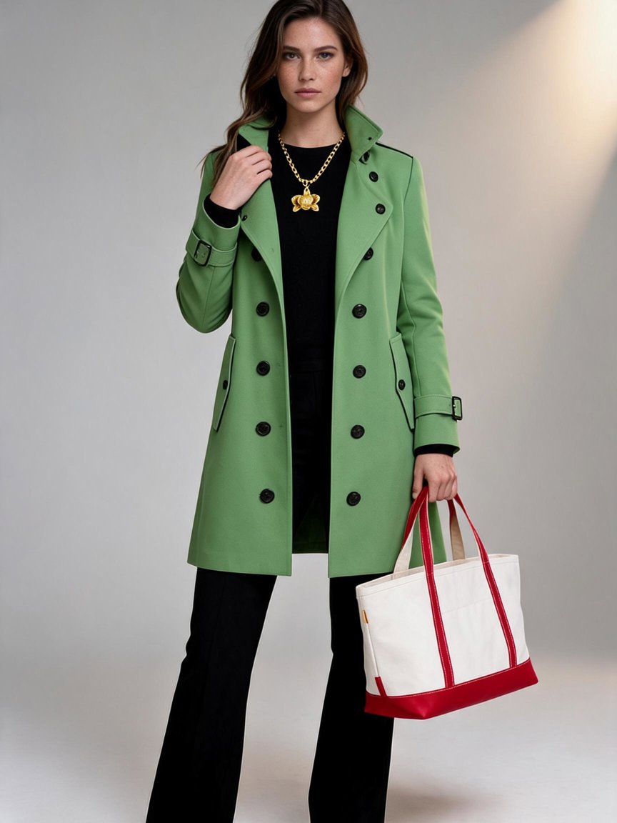 that mint coat though